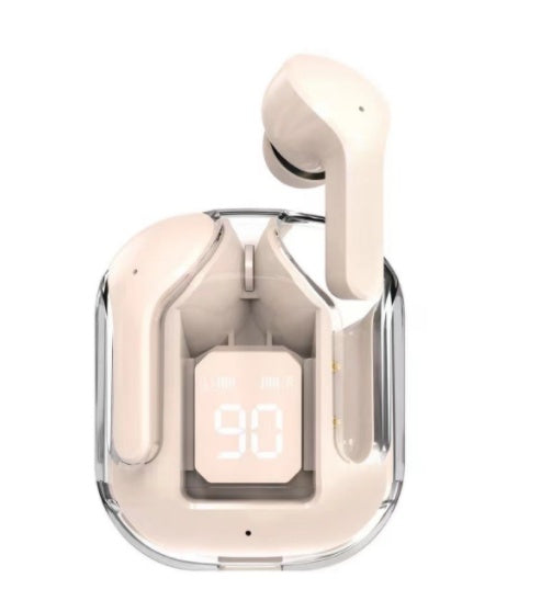 Transparent Bluetooth Earbuds – ENC Noise Cancelling Wireless Earphones