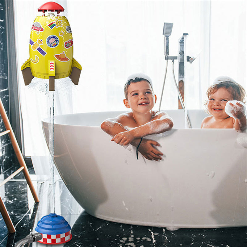 Kids Rocket Water Sprinkler Toy – Outdoor Garden Water Launch Toy