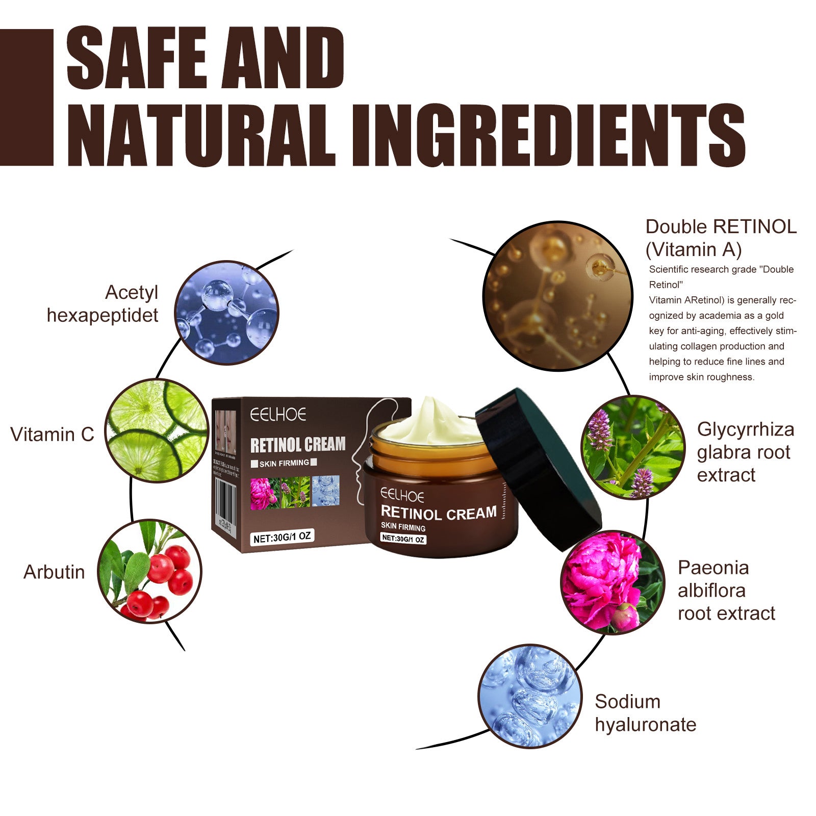 Retinol Anti-Aging Face Cream – Firming & Brightening Moisturizing Cream