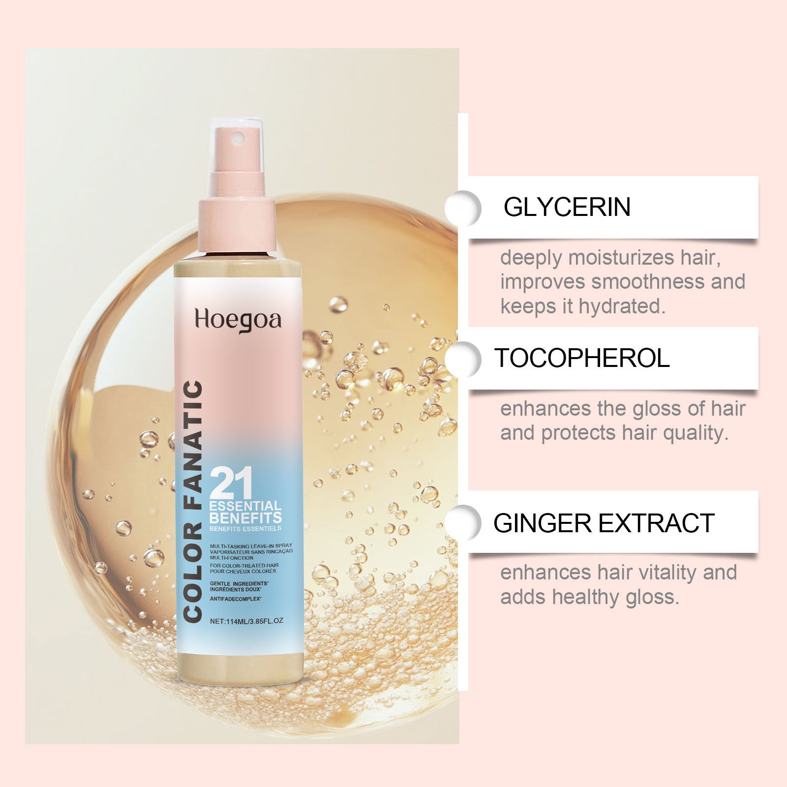 Color Protect Hair Care Spray – Smooth & Repair Hair Treatment