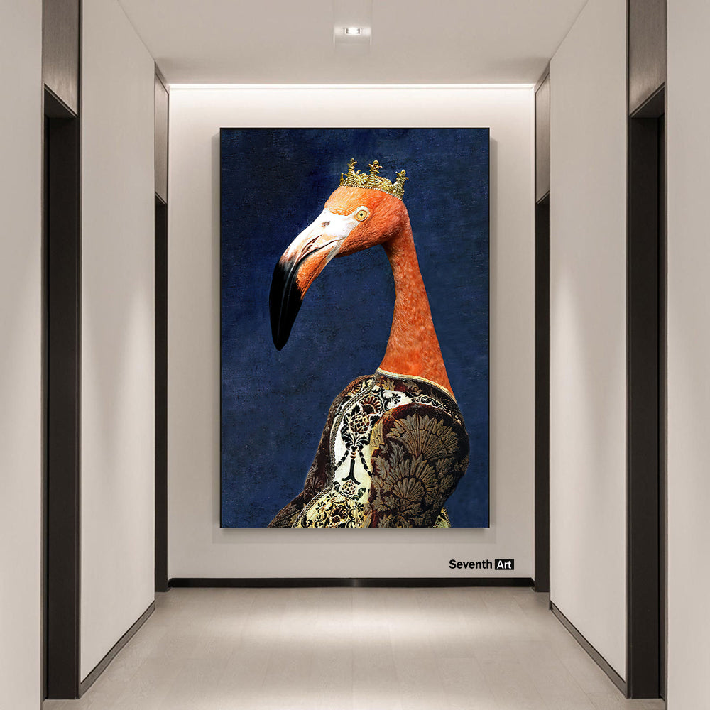 Black Deer Canvas Wall Art – Modern Wildlife Poster for Living Room Decor