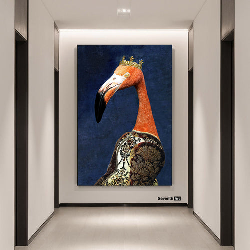 Black Deer Canvas Wall Art – Modern Wildlife Poster for Living Room Decor