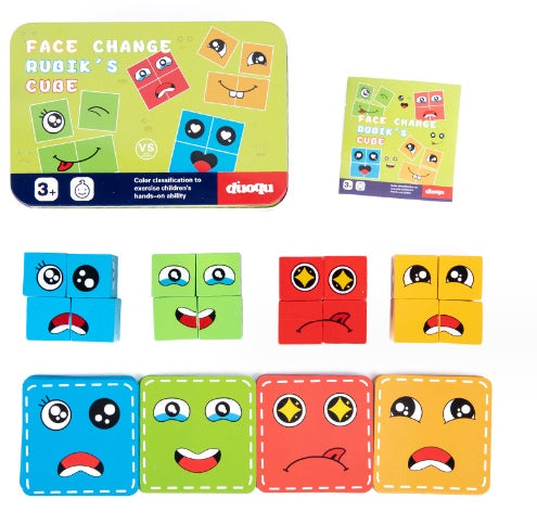 Face Change Puzzle Game for Kids – Educational Expression Matching Brain Toy