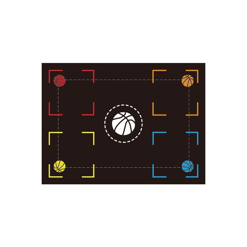Kids Basketball Training Mat – Indoor Dribbling Footwork Practice Mat