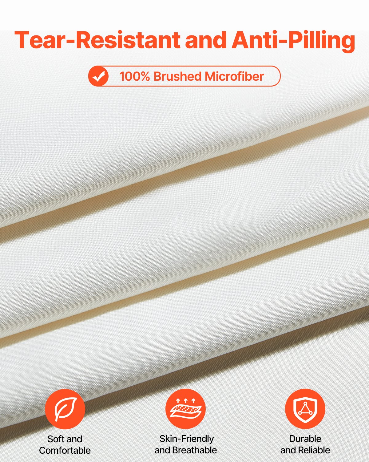 Luxury 4-Piece Bed Sheet Set – Queen Size Microfiber Bedding with Deep Pocket
